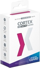 Cortex Sleeves Matte Standard Size (100) - Pink